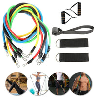 Kit Elásticos Extensores de Treinamento Fitness - Exercício em Casa
