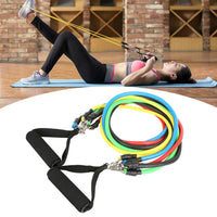 Kit Elásticos Extensores de Treinamento Fitness - Exercício em Casa