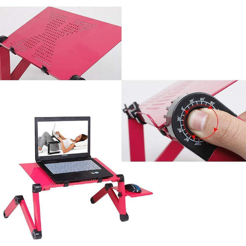 Mesa de Alumínio Portátil Ergonômica Ajustável para Laptop