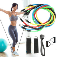 Kit Elásticos Extensores de Treinamento Fitness - Exercício em Casa