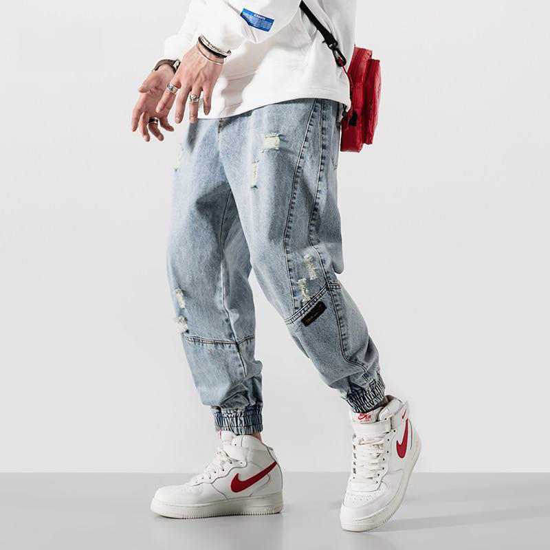 Calça Jogger Jeans Street Denim - Frete Gratis