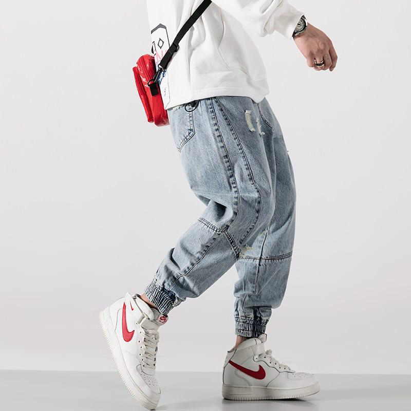 Calça Jogger Jeans Street Denim - Frete Gratis