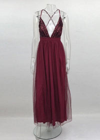 Vestido de Festa Longo Tule