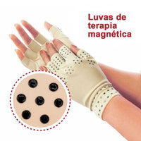 Luva Magnética - Tratamento para Artrite, Tendinite, Reumatoide, Túnel de Carpo