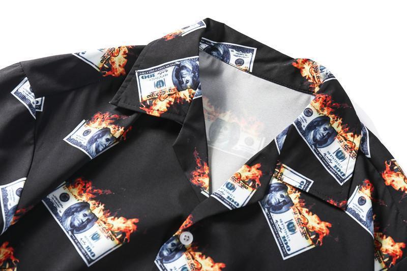 Camisa Flame Dollar - Frete Gratis