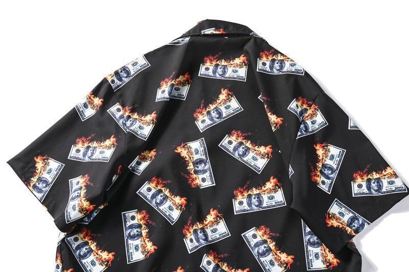 Camisa Flame Dollar - Frete Gratis