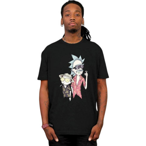 Camiseta Smoking Rick and Morty - Frete Gratis