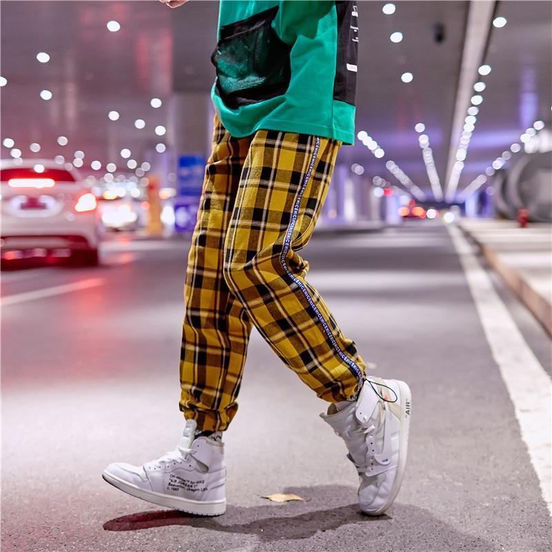 Calça Jogger Gangsta Plaid - Frete Gratis