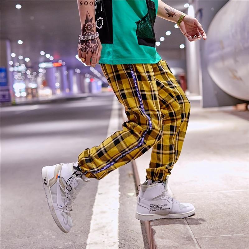 Calça Jogger Gangsta Plaid - Frete Gratis