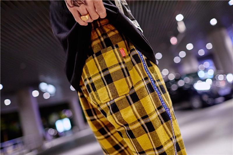 Calça Jogger Gangsta Plaid - Frete Gratis