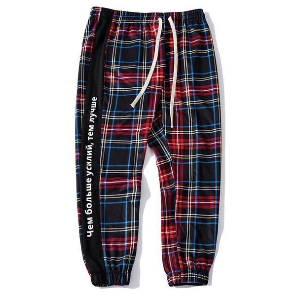 Calça Jogger Classic Plaid - Frete Gratis