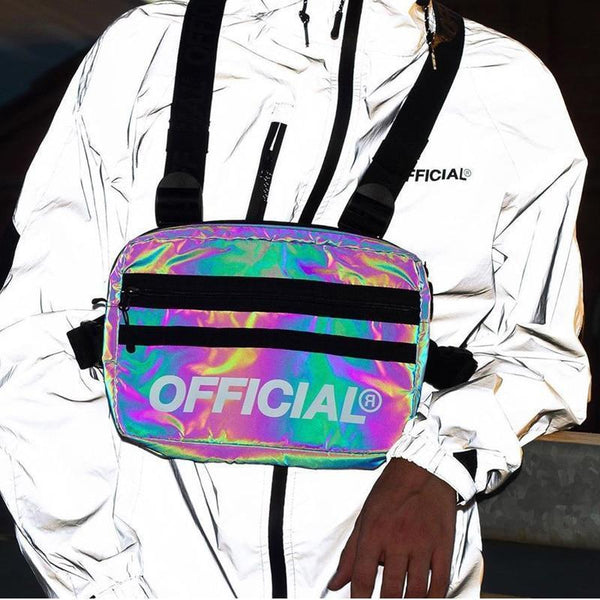 Chest Bag Official Street Reflective - Frete Gratis