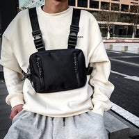 Chest Bag Grafite - Frete Gratis