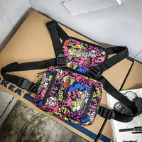 Chest Bag Grafite - Frete Gratis