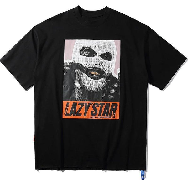 Camiseta Masculina Lazy Star Mask