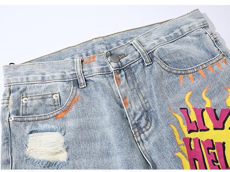 Calça Jeans Slim Punk - Frete Gratis