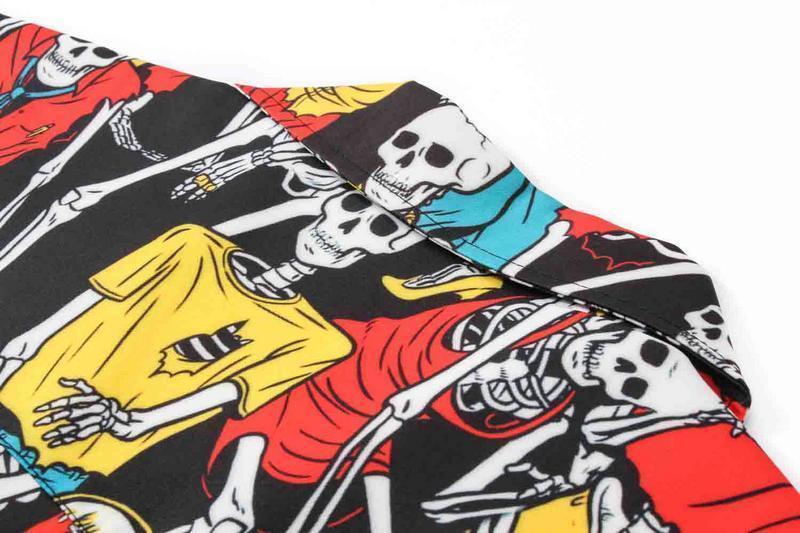 Camisa Colorful Skull - Frete Gratis