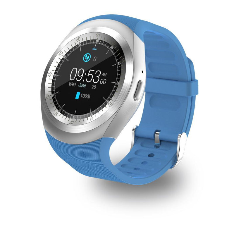 Smart Watch  para Telefone Android Redondo Suporte Nano SIM &TF Card com Whatsapp e Facebook