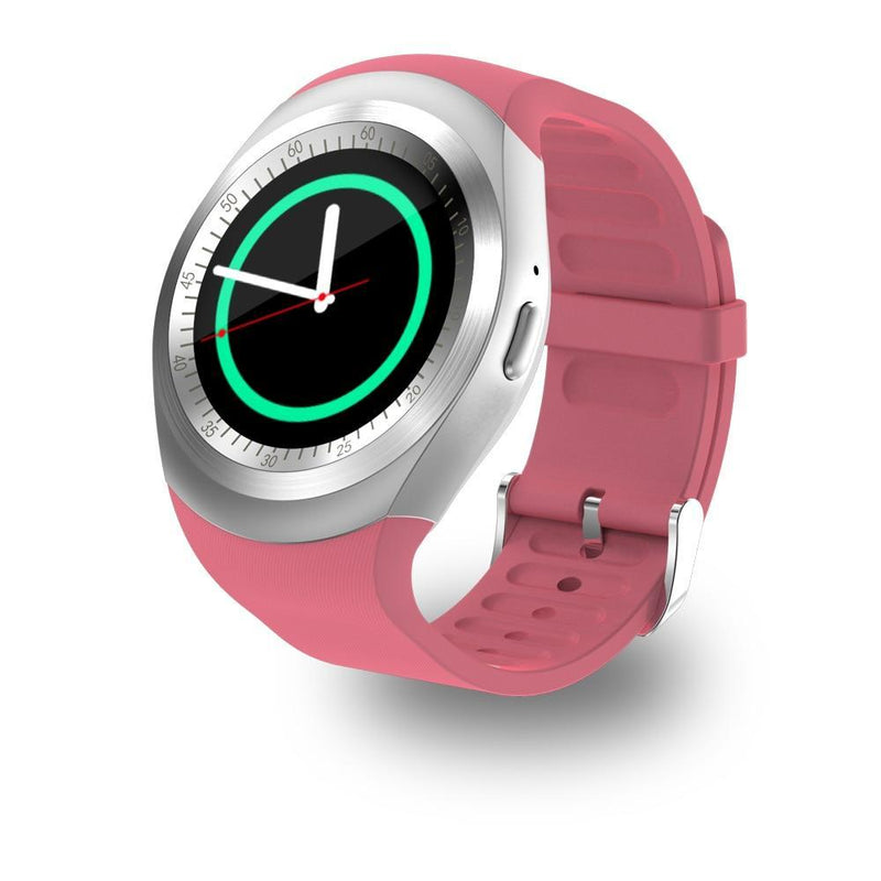 Smart Watch  para Telefone Android Redondo Suporte Nano SIM &TF Card com Whatsapp e Facebook