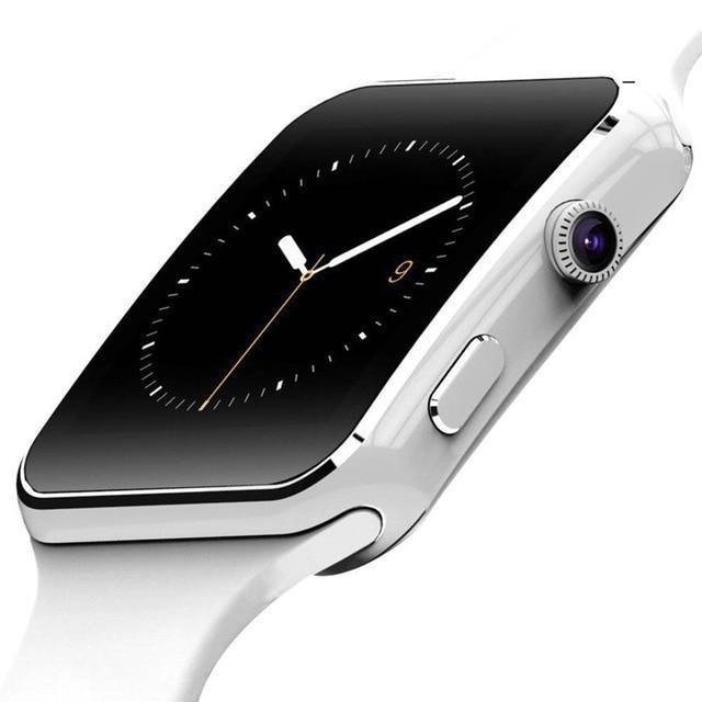 Smart Watch X6  Bluetooth com Camera Touch Screen - Compatível com iPhone Xiaomi Android Phone