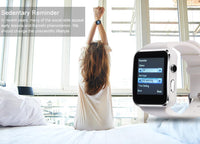 Smart Watch X6  Bluetooth com Camera Touch Screen - Compatível com iPhone Xiaomi Android Phone