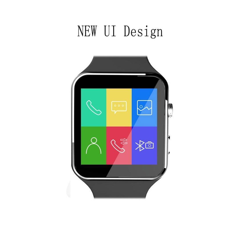 Smart Watch X6  Bluetooth com Camera Touch Screen - Compatível com iPhone Xiaomi Android Phone