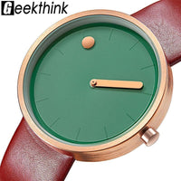 Relógio Geekthink Masculino Couro Geek