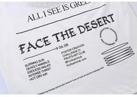 Camiseta Face The Desert - Frete Gratis