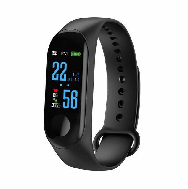 Pulseira Eletrônica Fitness Tracker com Monitoramento de Saúde e Atividades Físicas - Frete Gratis