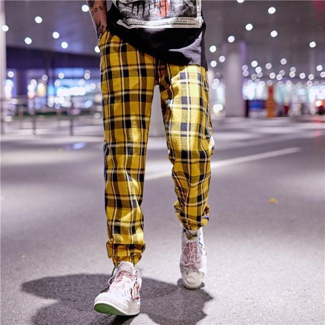 Calça Jogger Gangsta Plaid - Frete Gratis